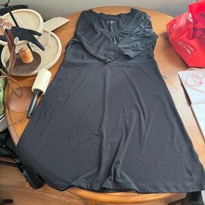 Eddie Bauer Black Long Sleeve Dress